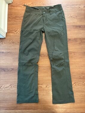 Women’s Prana Green Stretch Utility Pants Size 8